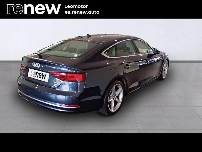 Usado Audi A5 Sportback 190 CV (139 kW) 2018 Azul Utilitario