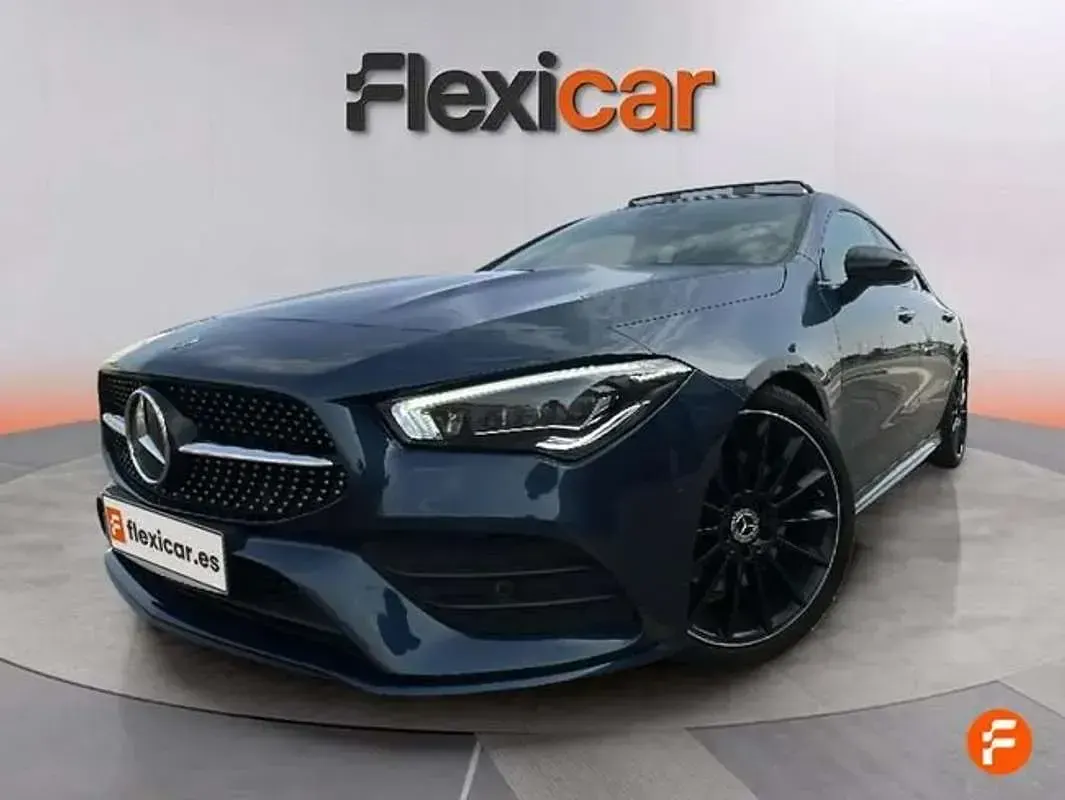 Usado Mercedes CLA200 163 CV (119 kW) 2022 Azul Coupe