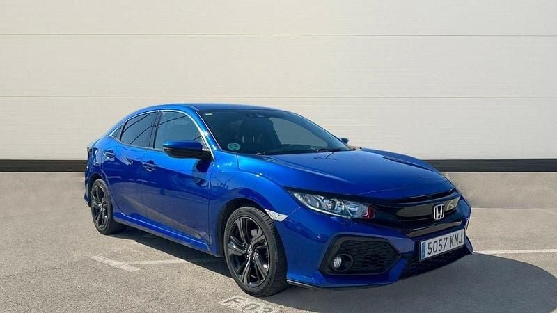 Azul Usado 2018 Honda Civic Elegance Berlina | 17.500 € (Precio justo) - Imagen 1/4