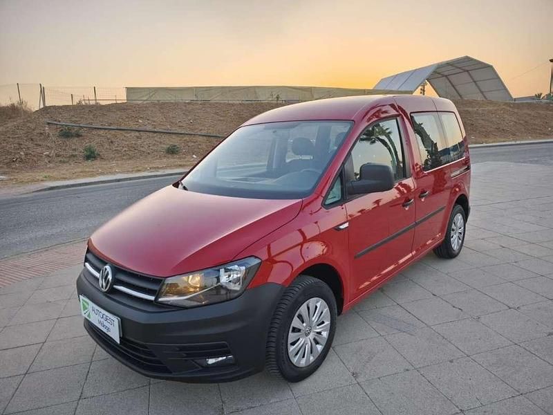 Usado VW Caddy Edition 102 CV (75 kW) 2020 Granate Monovolumen