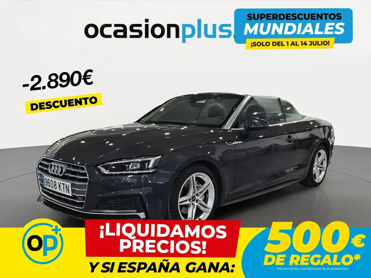 Usado Audi A5 Cabriolet S-Line 190 CV (139 kW) 2019 Descapotable