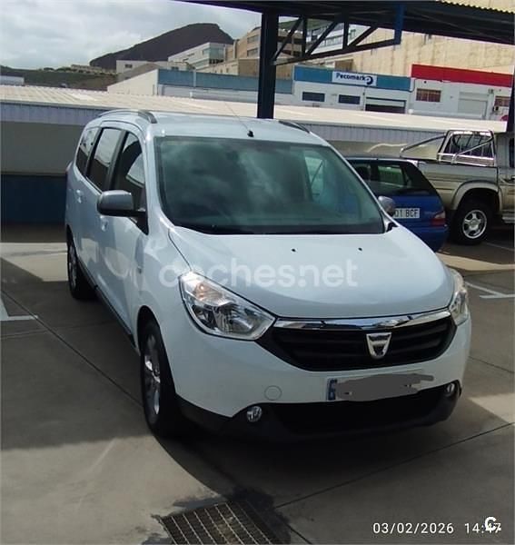 Blanco Usado 2016 Dacia Lodgy Ambiance Monovolumen | 7500 € (Precio justo) - Imagen 1/4