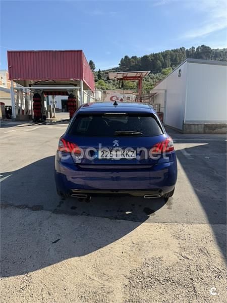 Usado Peugeot 308 GT-line 130 CV (95 kW) 2018 Azul Berlina
