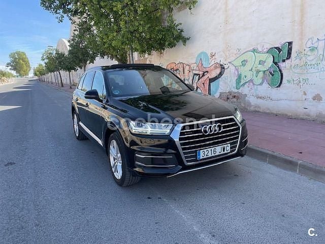 Negro Usado 2017 Audi Q7 SUV | 28.900 € (Precio justo) - Imagen 1/4
