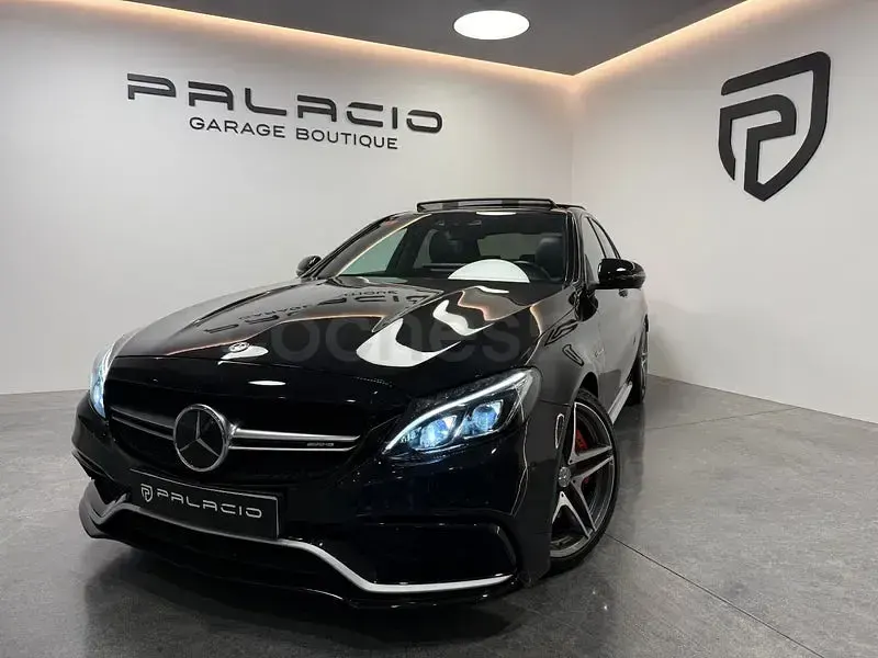 Usado Mercedes C63S AMG 510 CV (375 kW) 2018 Negro Berlina