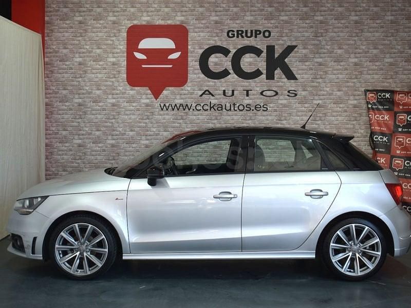 Usado Audi A1 Sportback S-Line 90 CV (66 kW) 2013 Gris / plata Utilitario