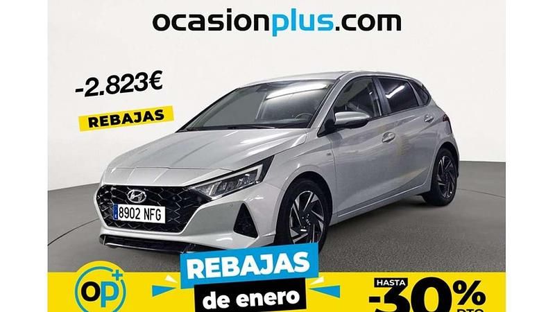 Plateado Usado 2021 Hyundai i20 Utilitario | 12.667 € (Precio justo) - Imagen 1/4