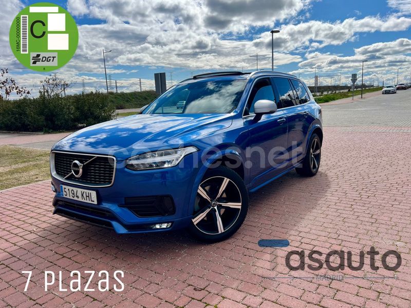 Azul Usado 2018 Volvo XC90 R-Design SUV | 29.999 € (Precio justo) - Imagen 1/4