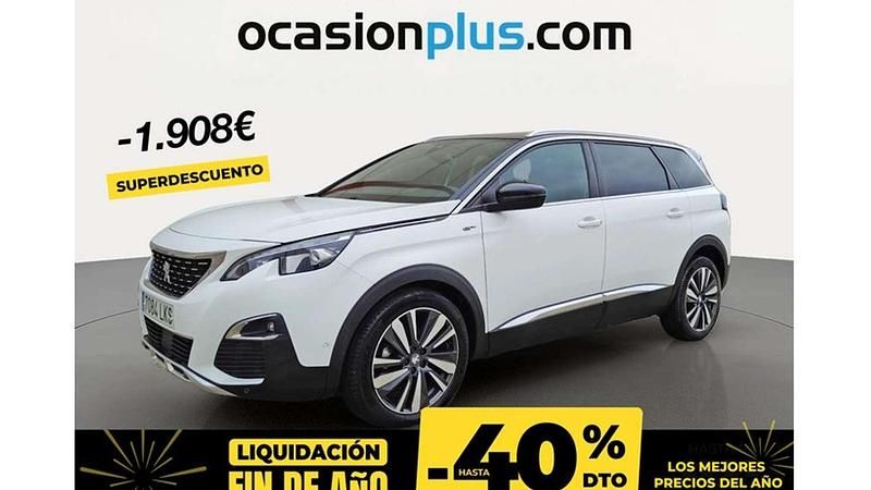 Blanco Usado 2020 Peugeot 5008 Allure Monovolumen | 19.082 € (Super precio) - Imagen 1/4