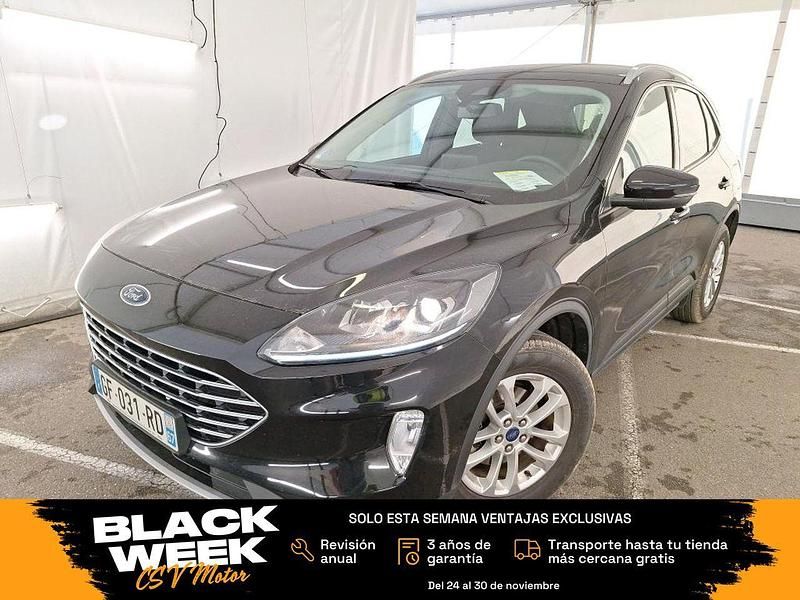 Negro Usado 2022 Ford Kuga Titanium SUV | 17.450 € (Precio justo) - Imagen 1/4