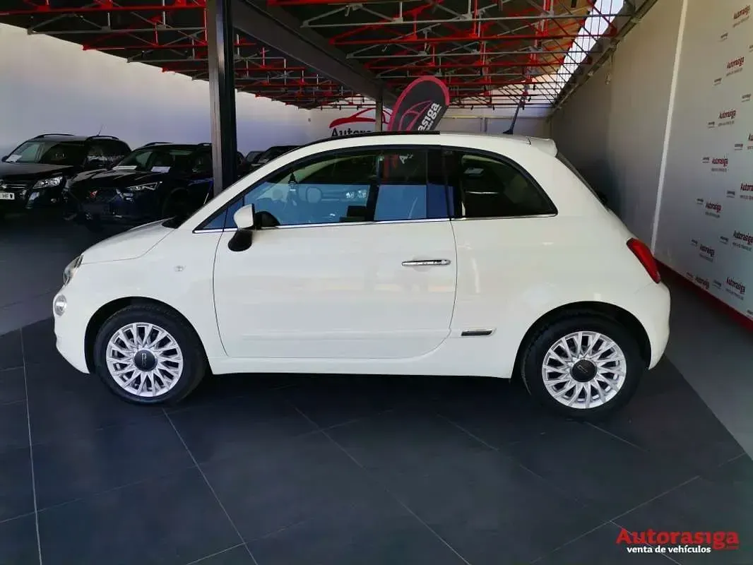Usado Fiat 500C Lounge 69 CV (50 kW) 2019 Blanco Descapotable