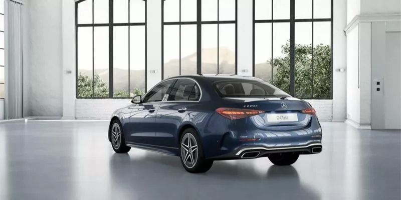 Usado Mercedes C220 200 CV (147 kW) 2024 Azul Berlina