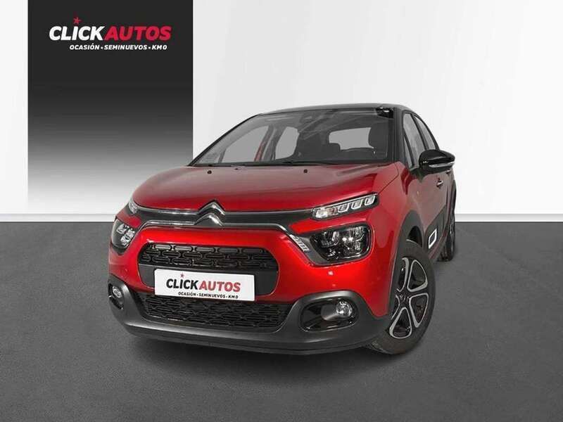 Rojo Usado 2022 Citroën C3 Feel Utilitario | 13.150 € (Precio justo) - Imagen 1/4
