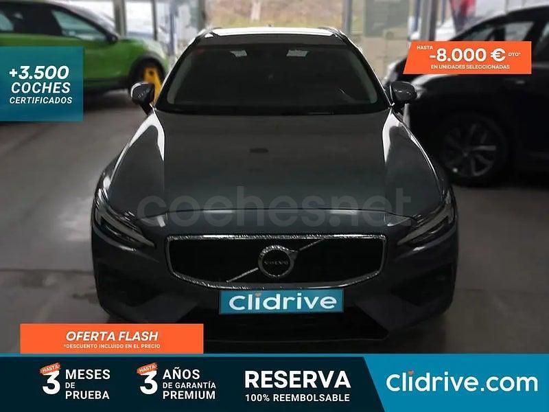 Gris / plata Usado 2019 Volvo V60 Momentum Familiar | 20.390 € (Buen precio) - Imagen 1/3