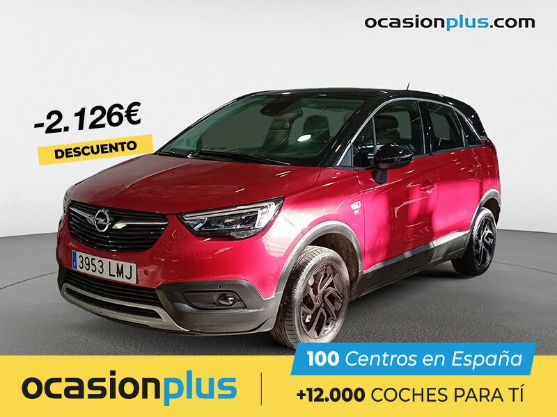 Rojo Usado 2021 Opel Crossland SUV | 13.090 € (Precio justo) - Imagen 1/4