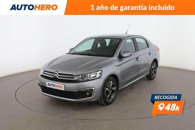 Gris Usado 2018 Citroën C-Elysee I PureTech Berlina | 8899 € (Precio justo) - Imagen 1/3