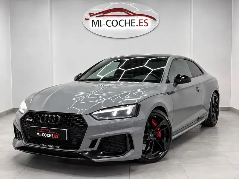 Usado Audi RS5 450 CV (330 kW) 2018 Gris / plata Coupe