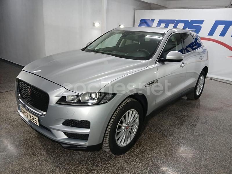 Gris / plata Usado 2017 Jaguar F-Pace Portfolio SUV | 16.000 € (Precio justo) - Imagen 1/4