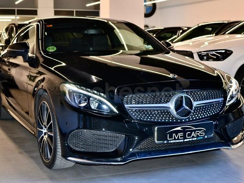 Usado Mercedes C300 245 CV (180 kW) 2017 Negro Coupe