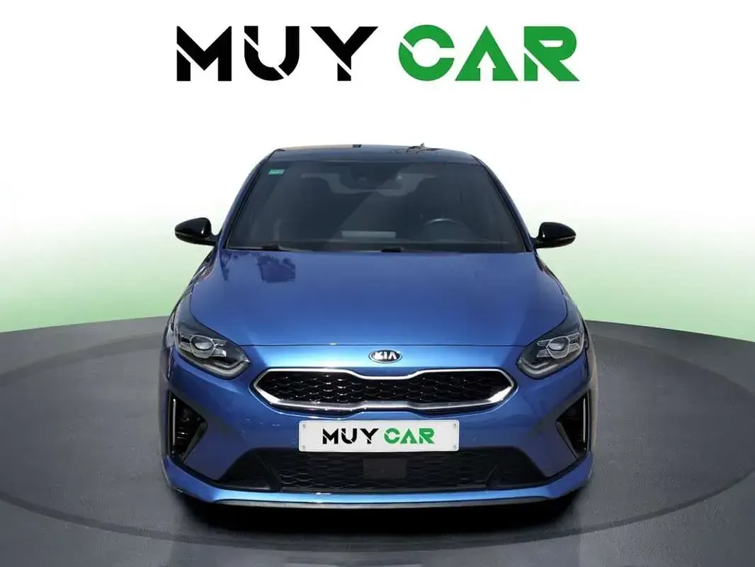 Usado Kia Ceed GT GT-Line 136 CV (100 kW) 2022 Azul Utilitario