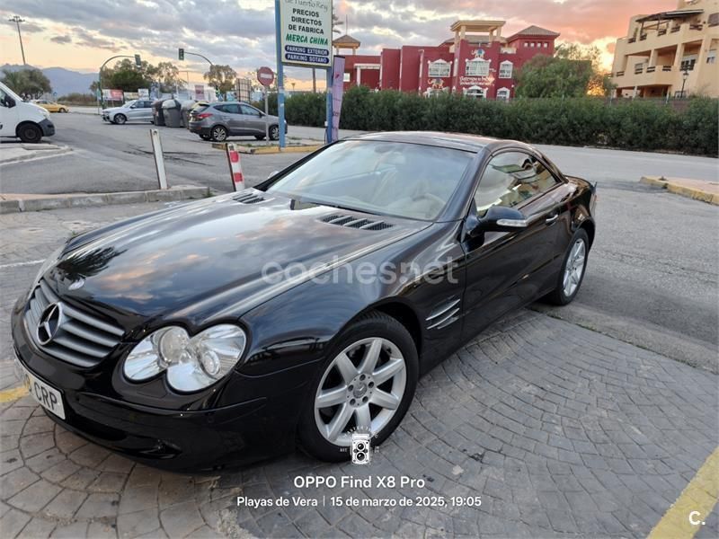 Negro Usado 2004 Mercedes SL500 Descapotable | 18.000 € (Precio justo) - Imagen 1/4