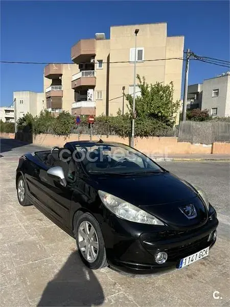 Usado Peugeot 207 CC 120 CV (88 kW) 2008 Negro Descapotable