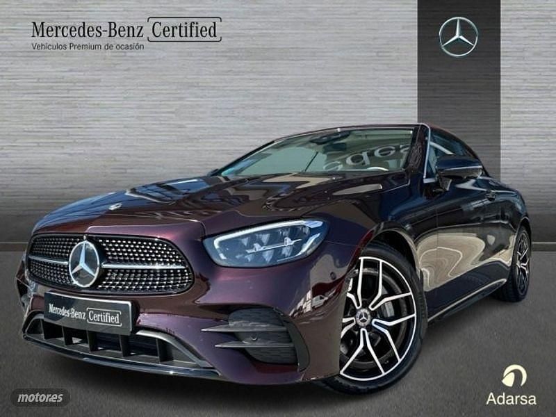Rojo rubelita Usado 2023 Mercedes E450 AMG line Descapotable | 68.700 € - Imagen 1/4