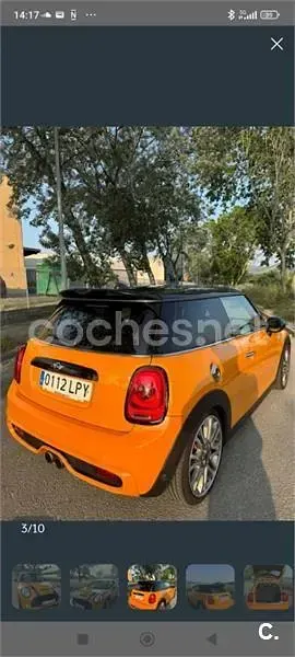 Usado Mini Cooper S 184 CV (135 kW) 2015 Naranja Utilitario