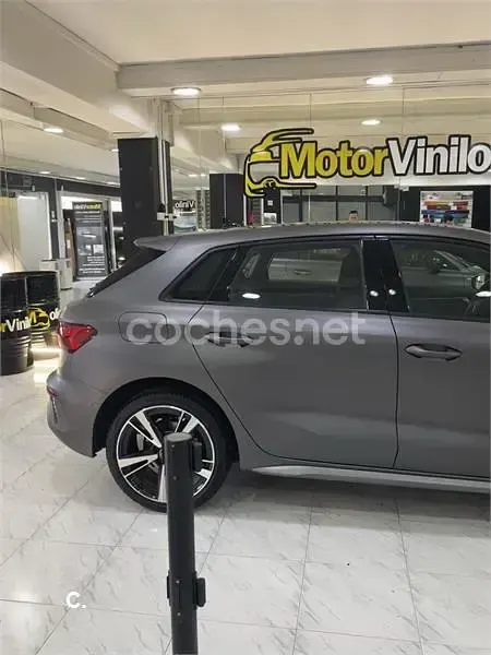 Usado Audi A3 S-Line 204 CV (150 kW) 2021 Gris / plata Berlina