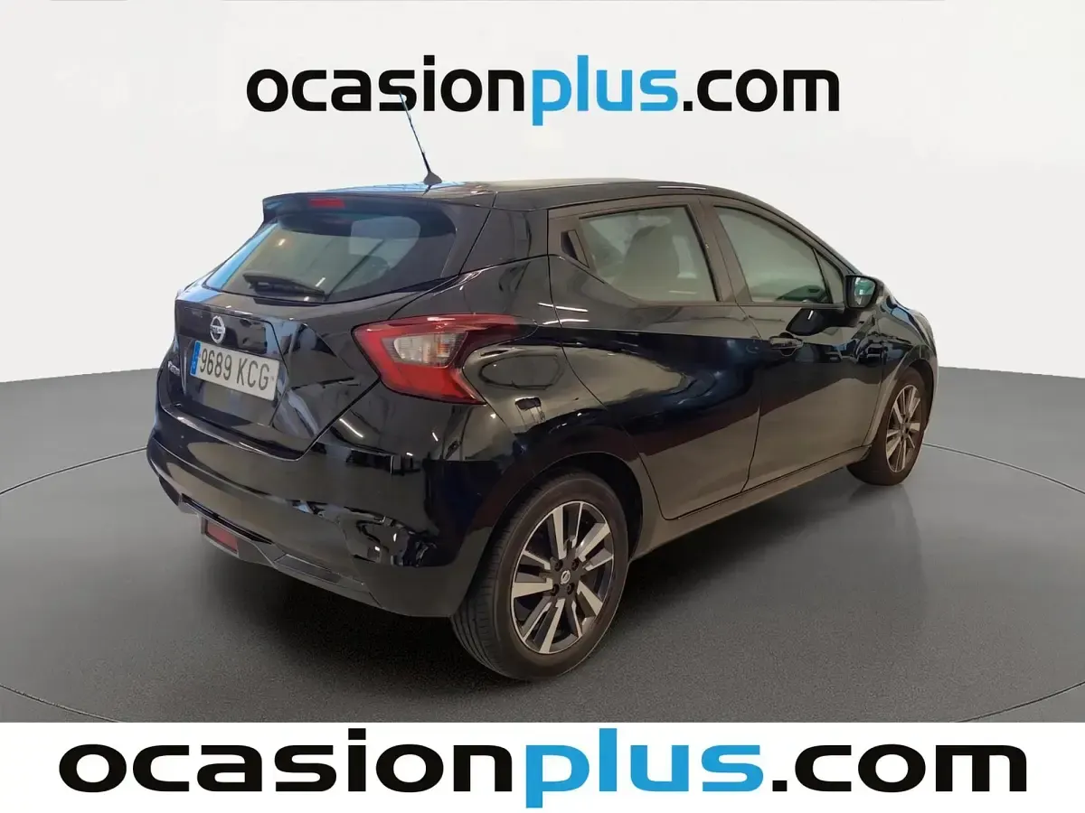 Usado Nissan Micra Acenta 90 CV (66 kW) 2017 Negro Utilitario