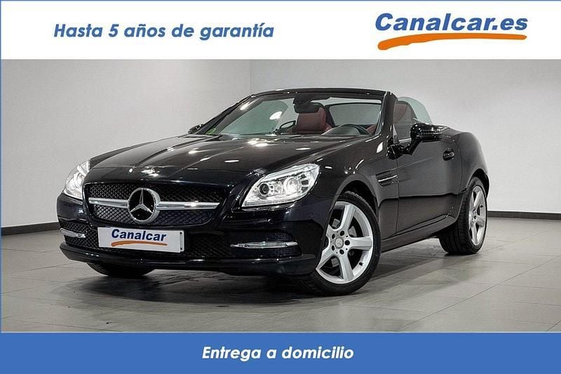 Usado Mercedes SLK200 184 CV (135 kW) 2011 Negro Descapotable