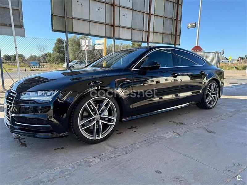 Usado Audi A7 Sportback 218 CV (160 kW) 2016 Negro Utilitario