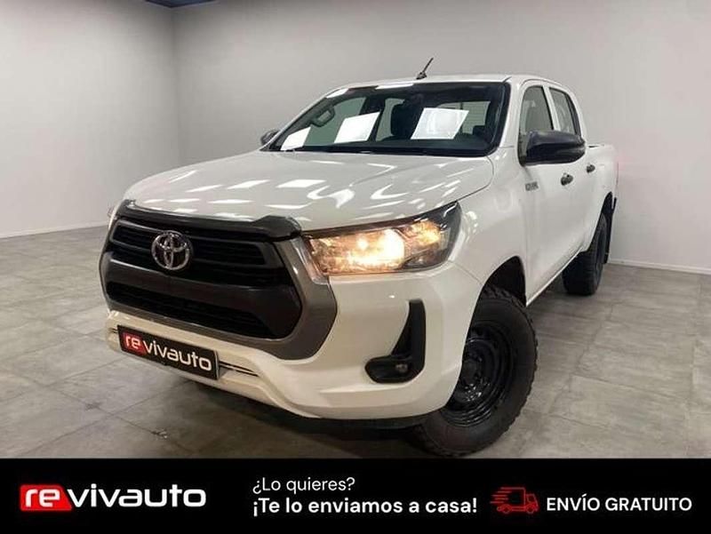 Blanco Usado 2021 Toyota HiLux Recogida | 28.490 € (Buen precio) - Imagen 1/4