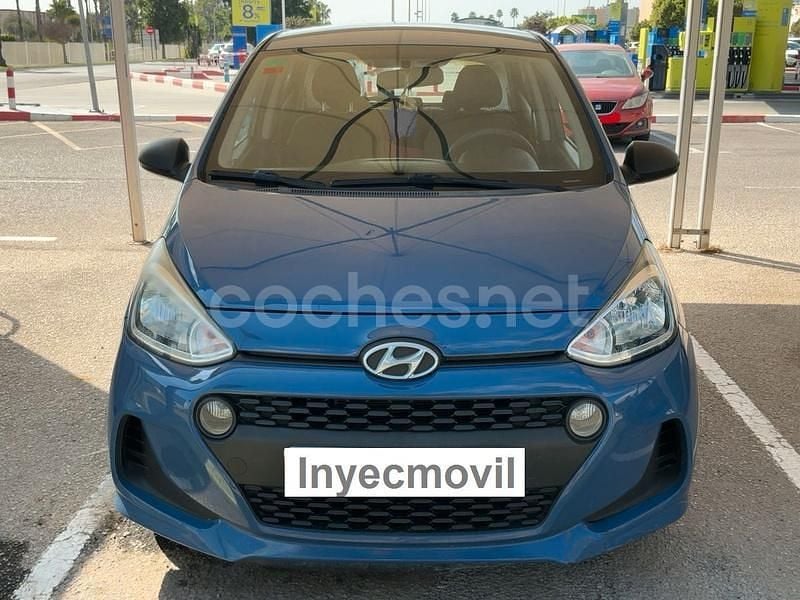 Usado Hyundai i10 66 CV (48 kW) 2017 Azul Utilitario