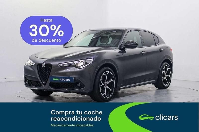 Usado Alfa Romeo Stelvio Ti 209 CV (153 kW) 2021 Gris SUV