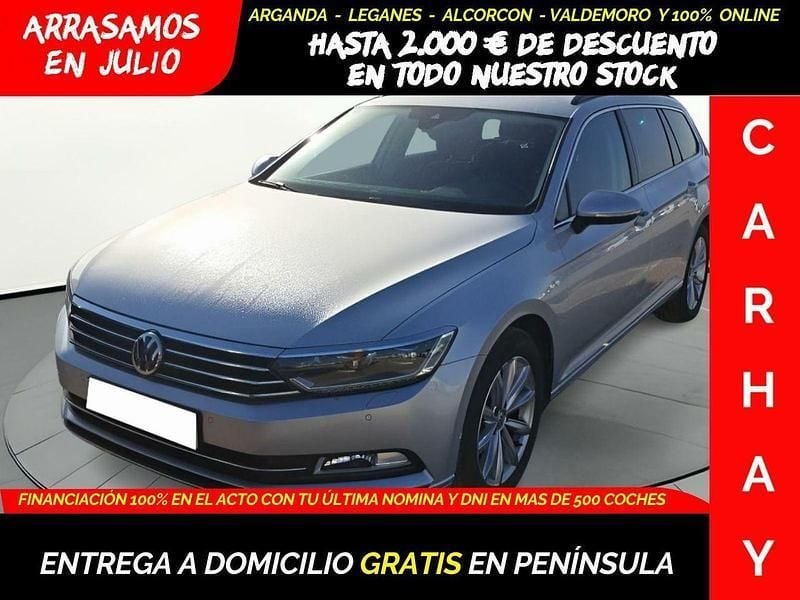 Gris Usado 2019 VW Passat Advance Familiar | 17.490 € (Buen precio) - Imagen 1/4