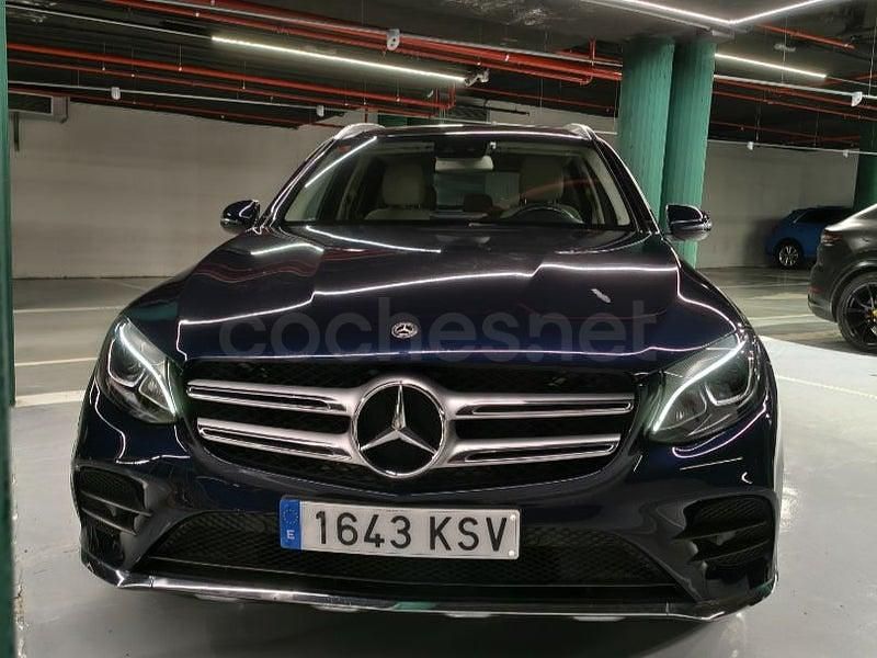 Usado Mercedes GLC220 170 CV (125 kW) 2019 Azul SUV