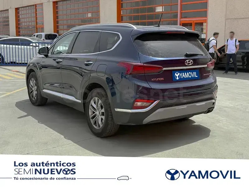 Usado Hyundai Santa Fe 185 CV (136 kW) 2019 Azul SUV