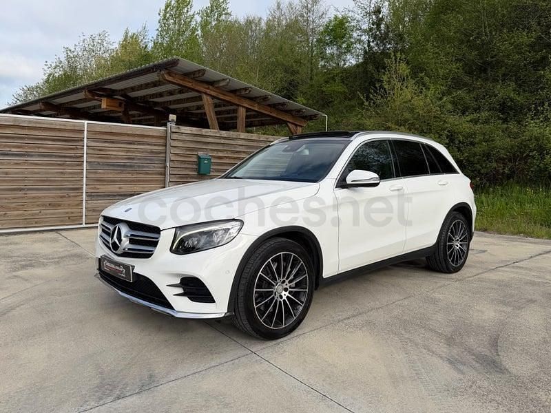 Usado Mercedes GLC220 AMG line 170 CV (125 kW) 2016 Blanco SUV