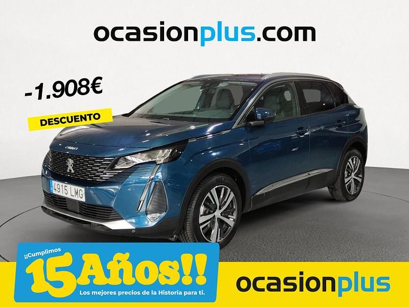 Azul Usado 2021 Peugeot 3008 Allure Recogida | 20.990 € (Un poco caro) - Imagen 1/4