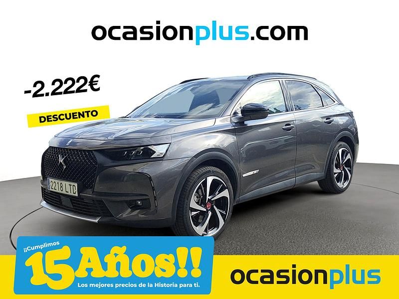 Gris Usado 2021 DS Automobiles DS7 Crossback Performance Line Plus SUV | 24.450 € (Precio justo) - Imagen 1/4