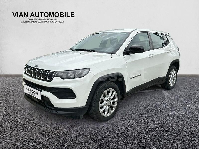 Blanco Usado 2022 Jeep Compass Longitude SUV | 20.990 € (Precio justo) - Imagen 1/4