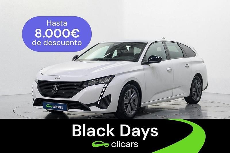 Blanco Usado 2022 Peugeot 308 SW Active Familiar | 16.290 € (Precio justo) - Imagen 1/4