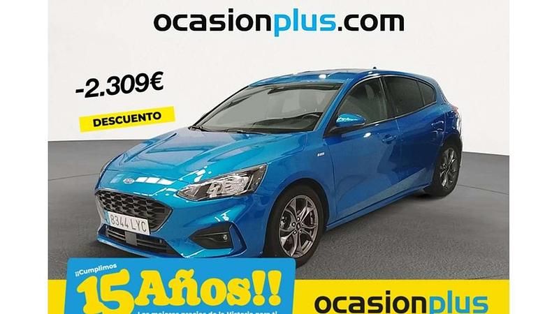 Azul Usado 2022 Ford Focus ST-Line Utilitario | 15.591 € (Super precio) - Imagen 1/4
