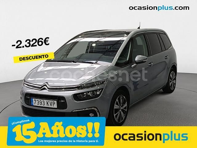 Gris / plata Usado 2019 Citroën C4 SpaceTourer Shine Monovolumen | 18.990 € (Caro) - Imagen 1/4