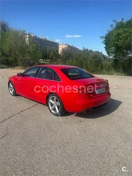 Usado Audi A4 S-Line 180 CV (132 kW) 2011 Rojo Berlina