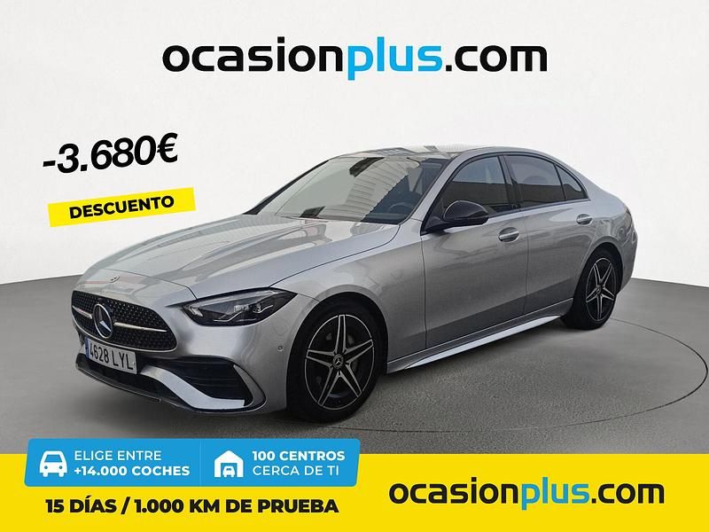 Gris Usado 2022 Mercedes C220 Berlina | 40.490 € (Precio justo) - Imagen 1/4