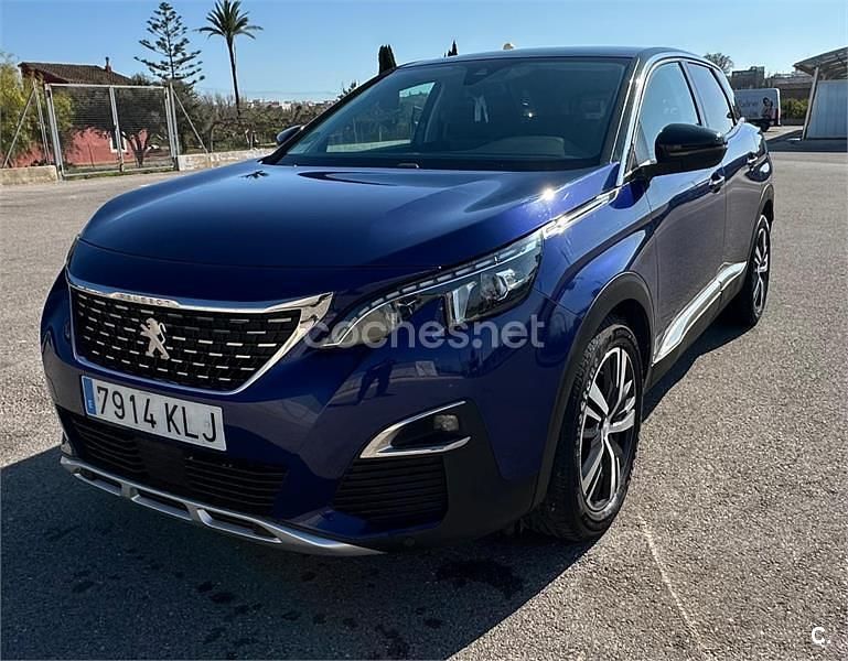 Usado Peugeot 3008 Allure 130 CV (95 kW) 2018 Azul SUV
