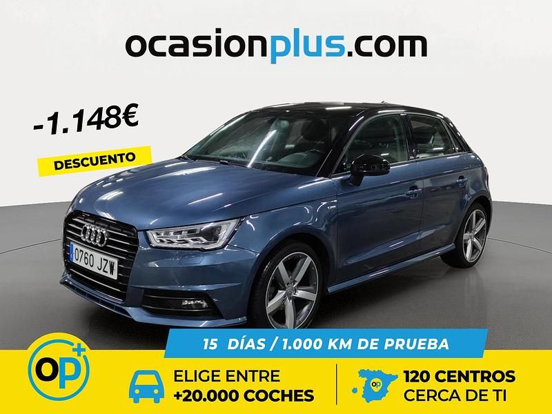 Azul Usado 2017 Audi A1 S-Line | 15.500 € (Precio justo) - Imagen 1/4