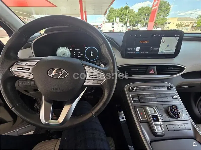 Usado Hyundai Santa Fe Style 202 CV (148 kW) 2022 Azul SUV